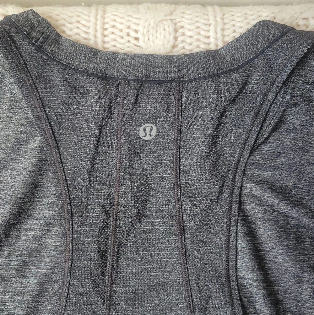 lululemon athletica Charcoal Muscle Tee